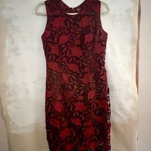 Size 10 Maroon Lace Dress